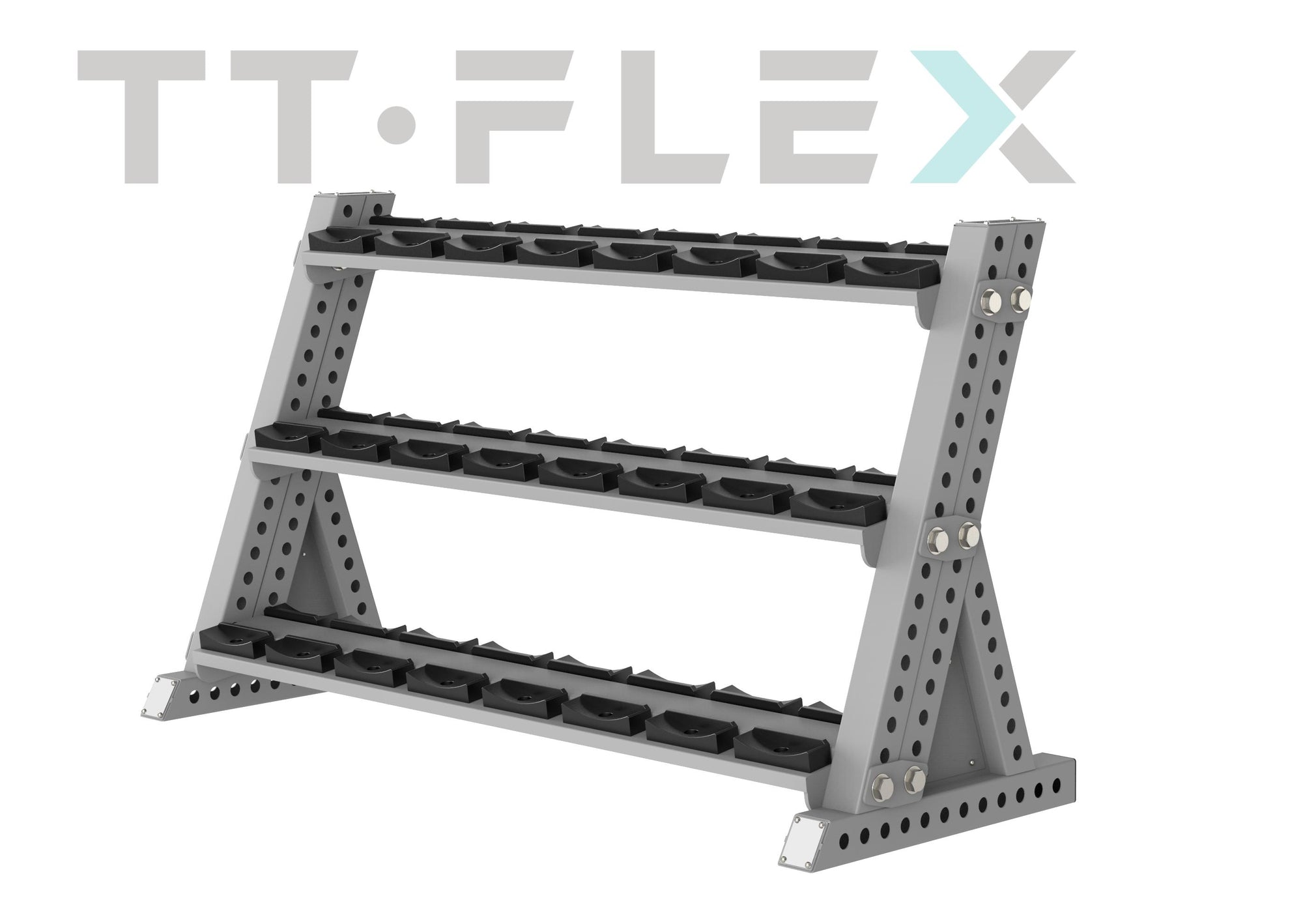 3-Tier 10-Pair Dumbbell Rack