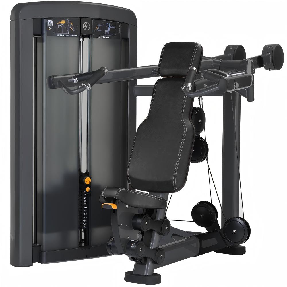 Pin-Loaded Seated Shoulder Press Machine